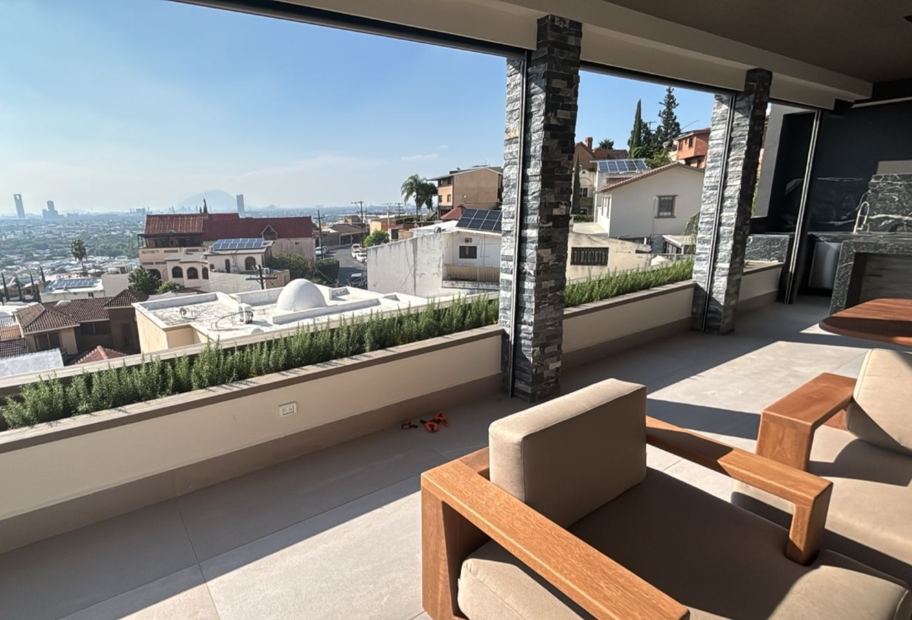 Terraza con vista panorámica